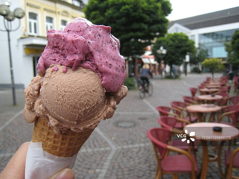 冰淇淋甜筒图片素材