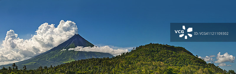 菲律宾马荣火山，栋索尔地区图片素材