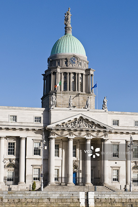 海关大楼的南立面图片素材