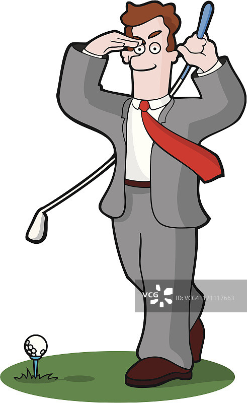 高尔夫球手图片素材