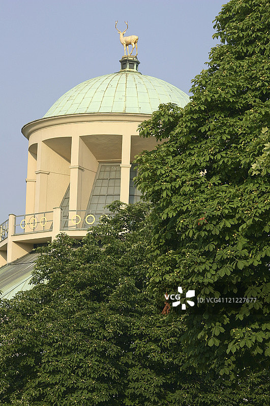 德国斯图加特的艺术建筑图片素材