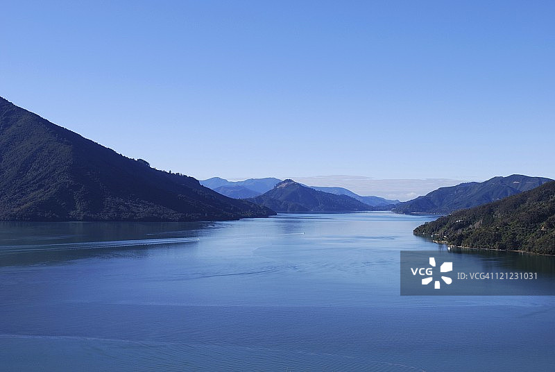 凯内普鲁峡湾，马尔堡海峡图片素材