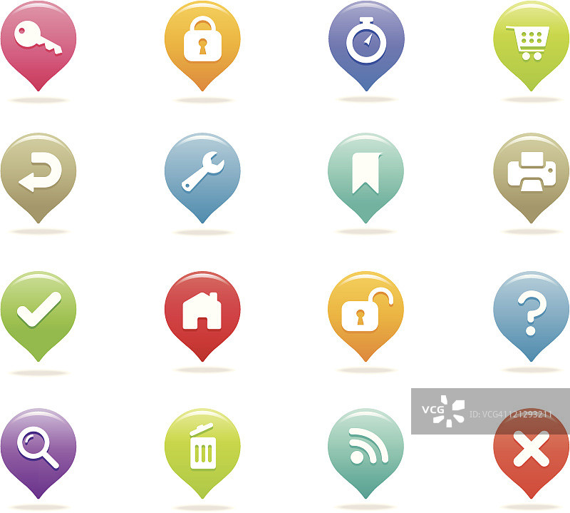 互联网-水滴图标图片素材