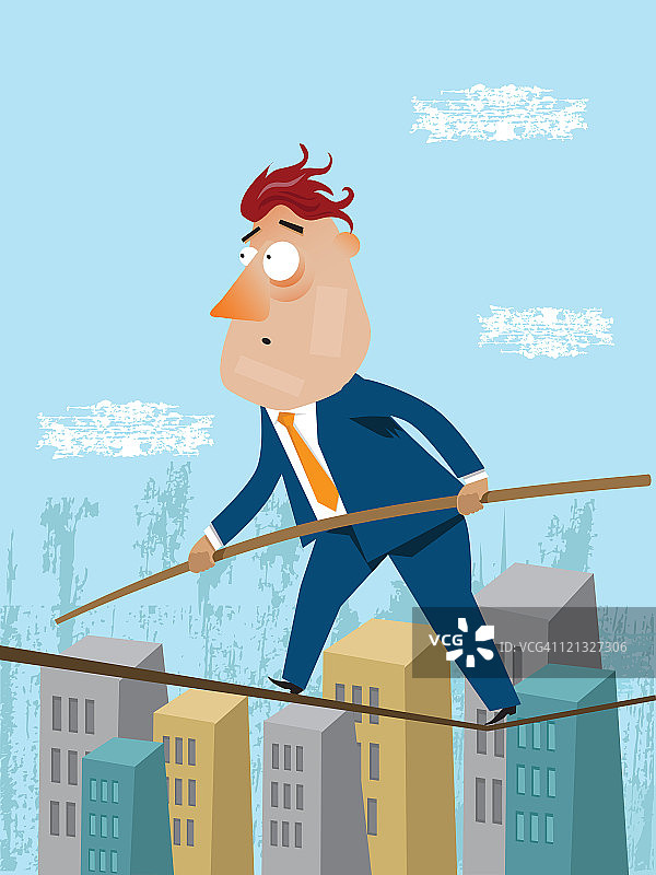 走钢丝图片素材