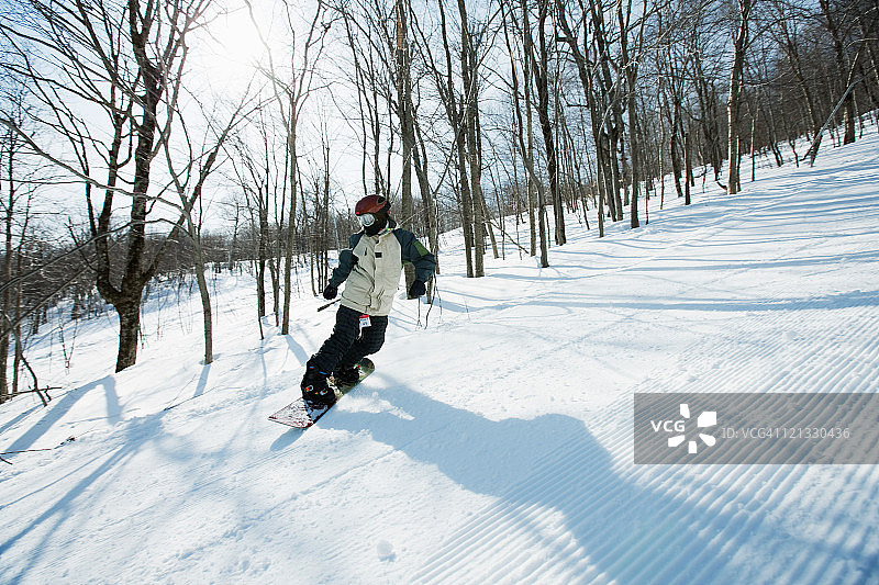 女人滑雪图片素材