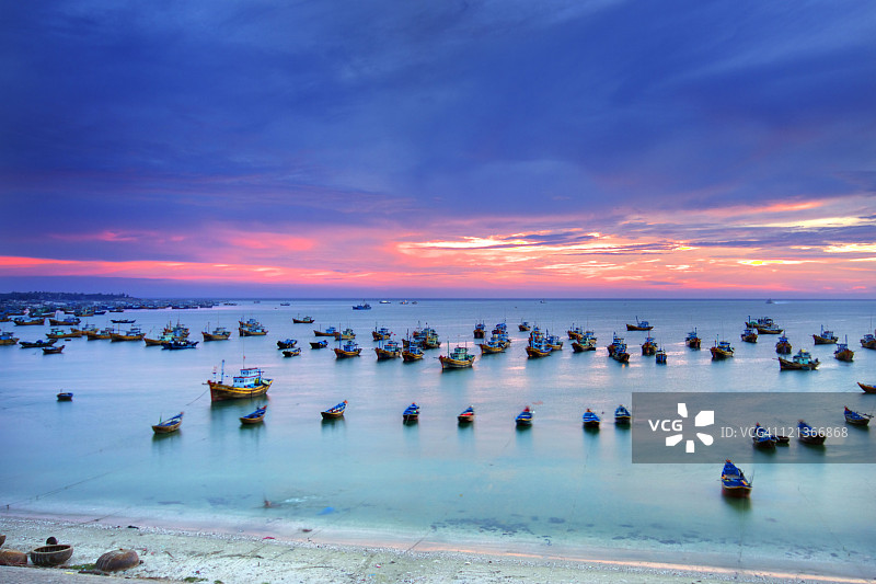 美奈是沿海度假小镇图片素材