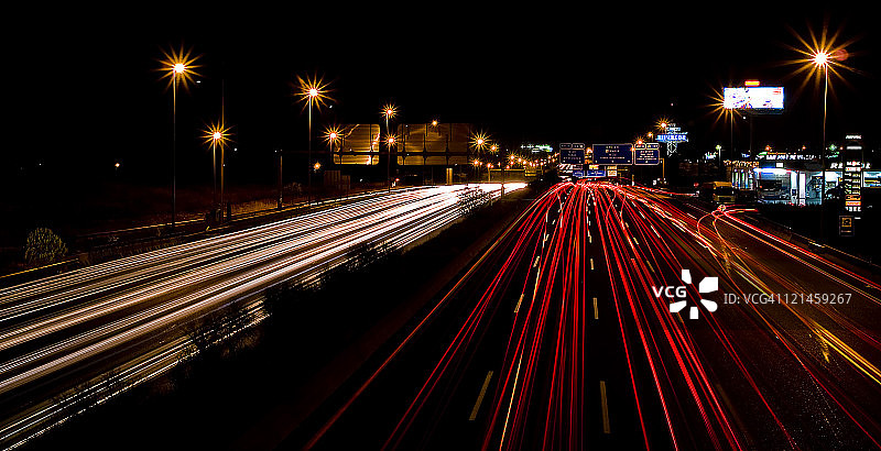 交通轨迹光图片素材
