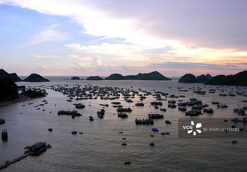 吉婆湾日落图片素材