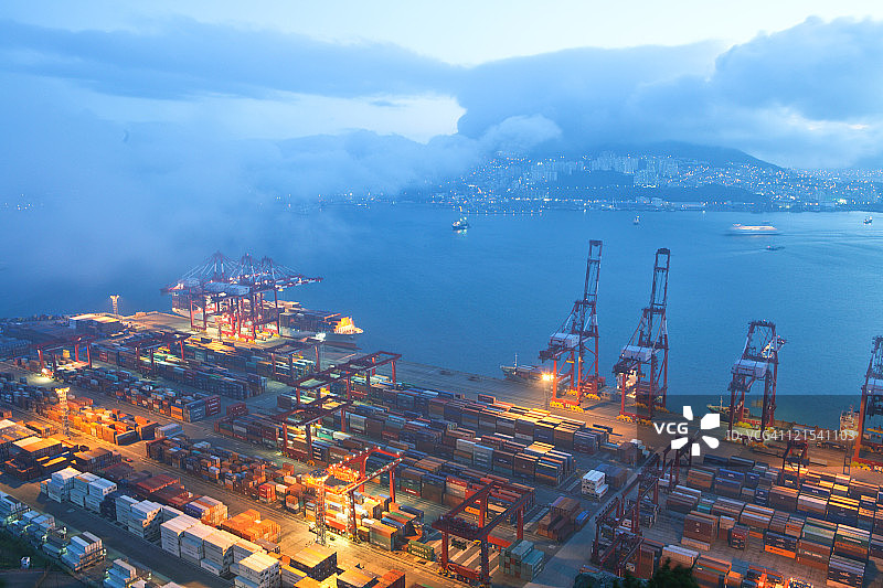 釜山港图片素材