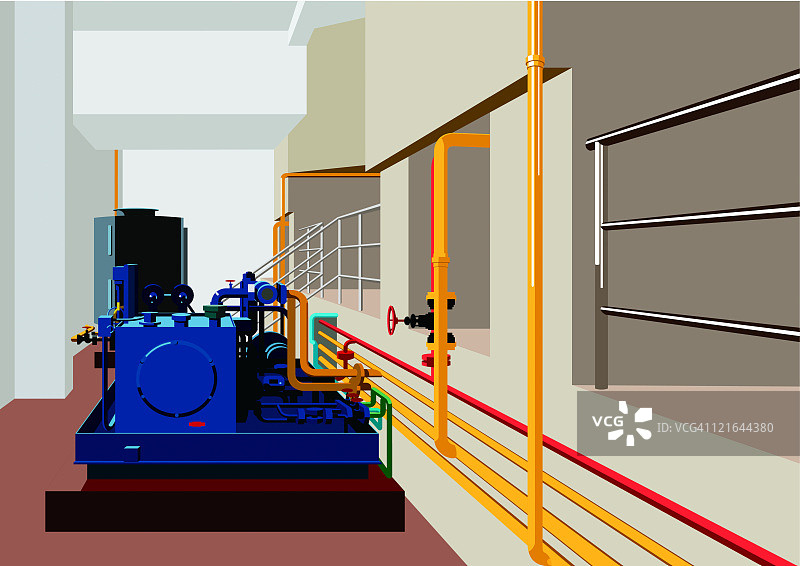 管道和机械设备图片素材