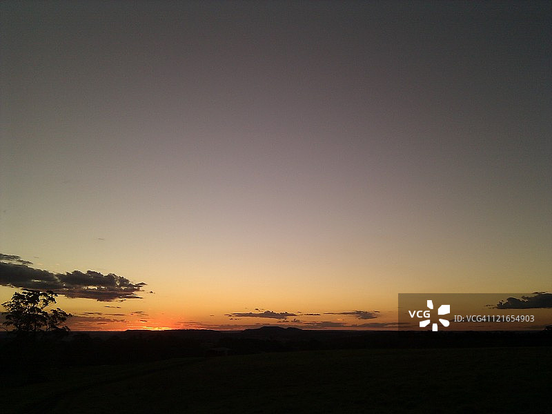 基诺克山日落图片素材