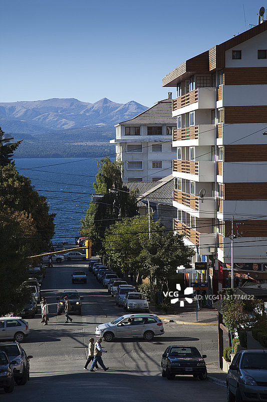 阿根廷内乌肯省巴里洛切城市景观图片素材