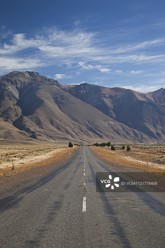 RN 40，乔利拉，丘布特省，巴塔哥尼亚，阿根廷图片素材