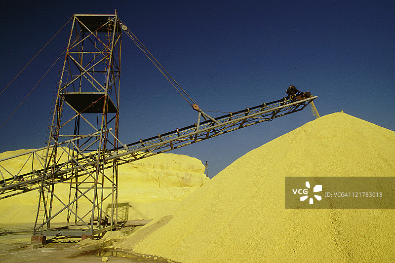 巴林阿拉伯湾硫磺厂图片素材