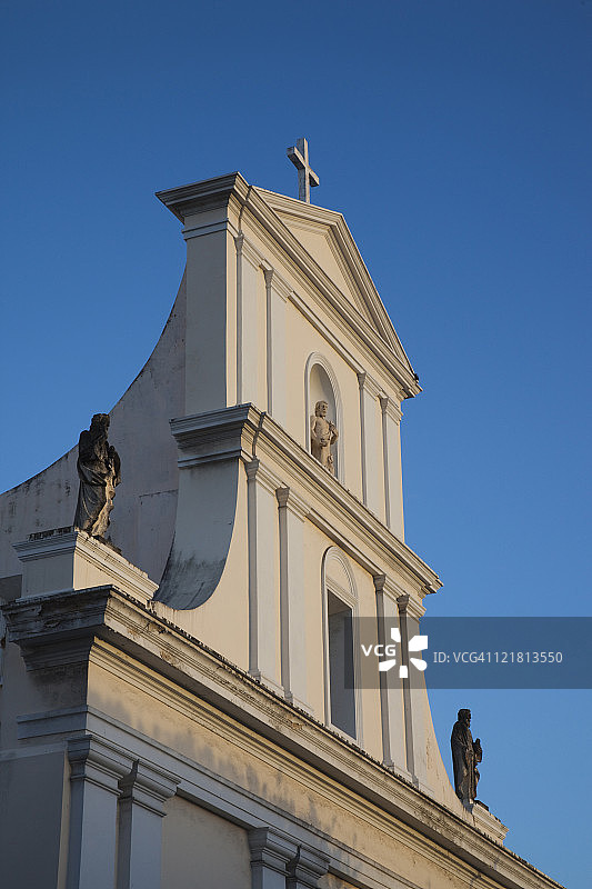 圣胡安老城圣胡安大教堂，波多黎各，2009年12月图片素材