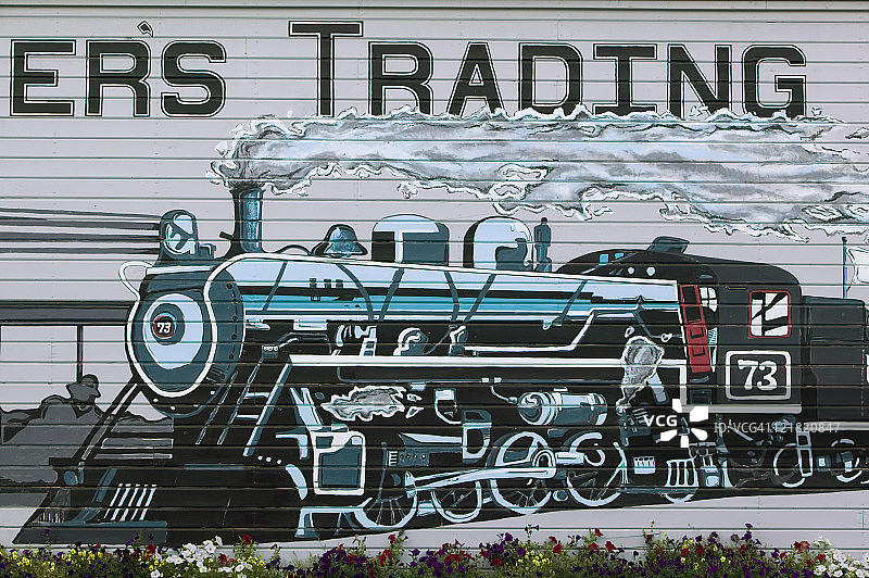 阿拉斯加东南部的斯卡圭图片素材