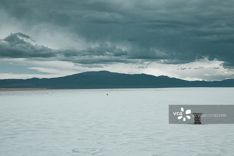 阿根廷胡胡伊省萨利纳斯格朗德斯盐沼图片素材