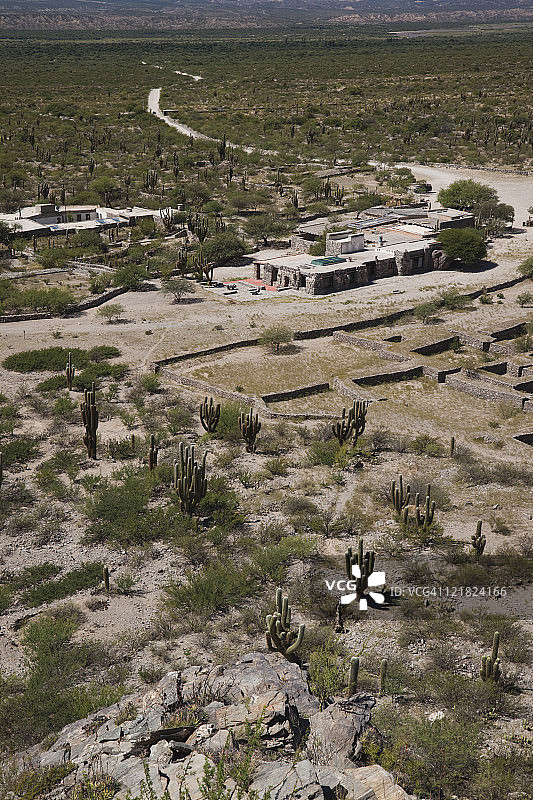 阿根廷图库曼省基尔梅斯公元1000年土著居民定居点遗址图片素材