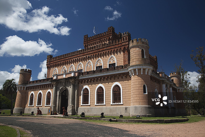 皮里亚城堡，乌拉圭皮里亚波利斯，2009年2月图片素材