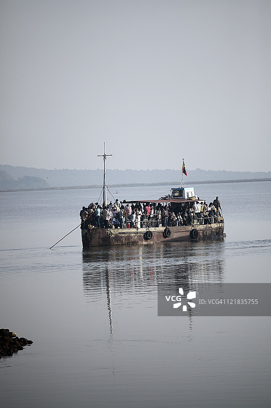 渡轮，塔纳湖，巴希尔达尔，埃塞俄比亚，非洲图片素材