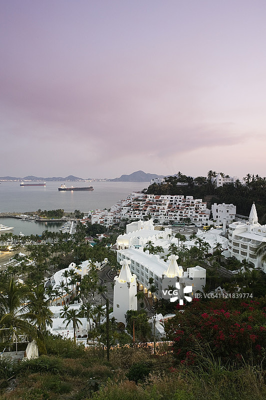 墨西哥曼萨尼约湾拉斯哈达斯度假村图片素材