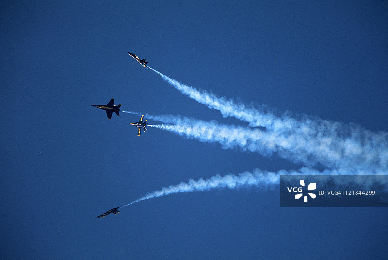 航展中的军用飞机图片素材