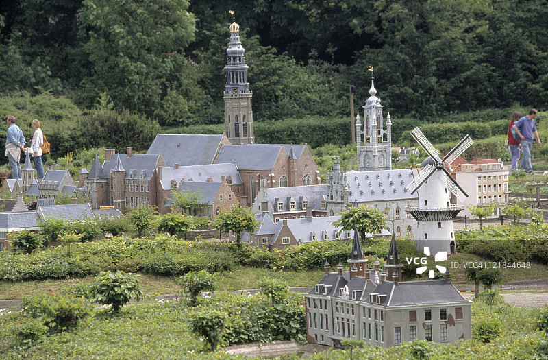 荷兰泽兰省米德尔堡城镇模型图片素材
