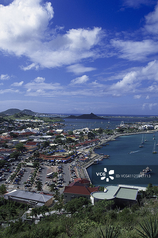 圣马丁马里戈特路易斯堡镇风光图片素材