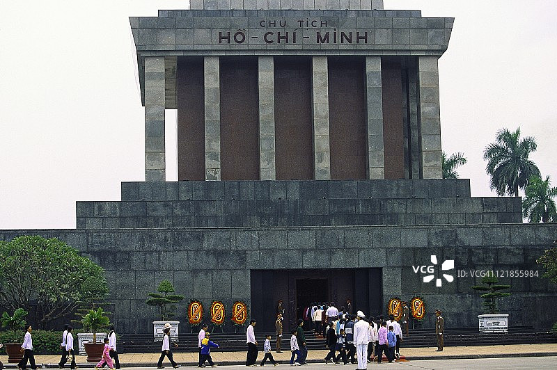 越南河内胡志明陵墓图片素材