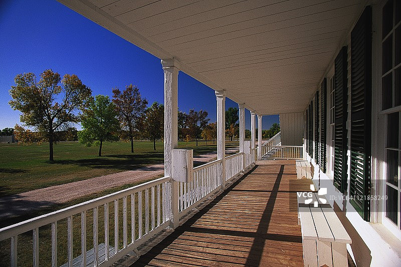 拉勒米堡国家历史遗址，怀俄明州图片素材