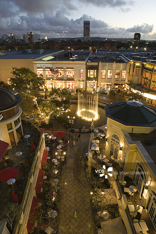 洛杉矶西好莱坞格罗夫购物中心图片素材