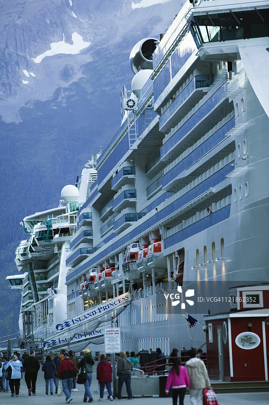 阿拉斯加东南部的斯卡圭图片素材