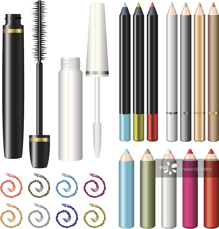 眼线笔和唇线笔图片素材