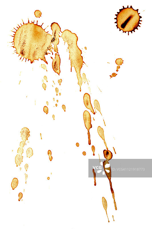 咖啡渍图片素材