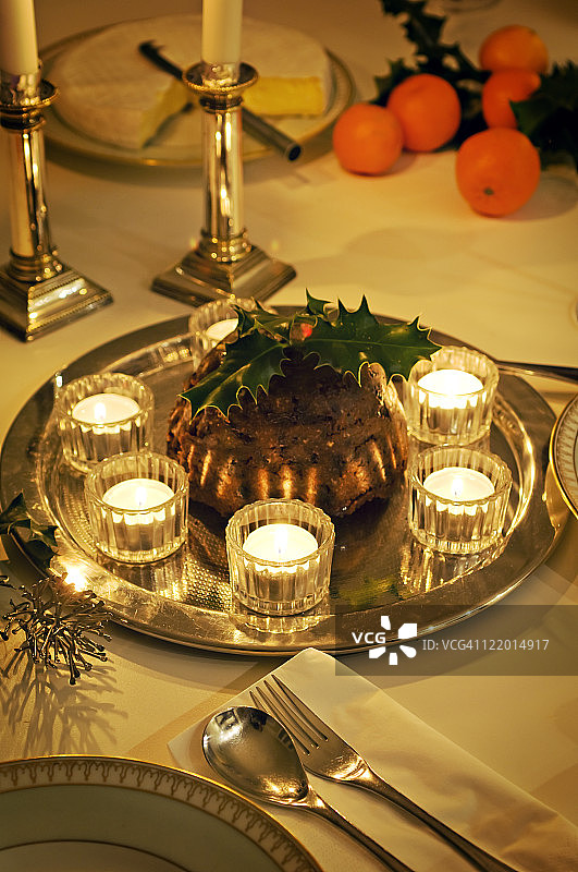 圣诞布丁图片素材