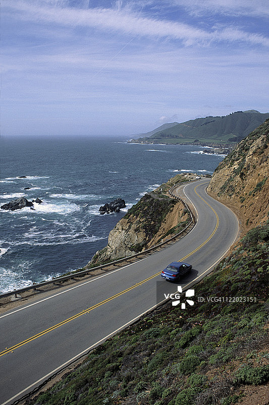 加州大苏尔1号公路图片素材