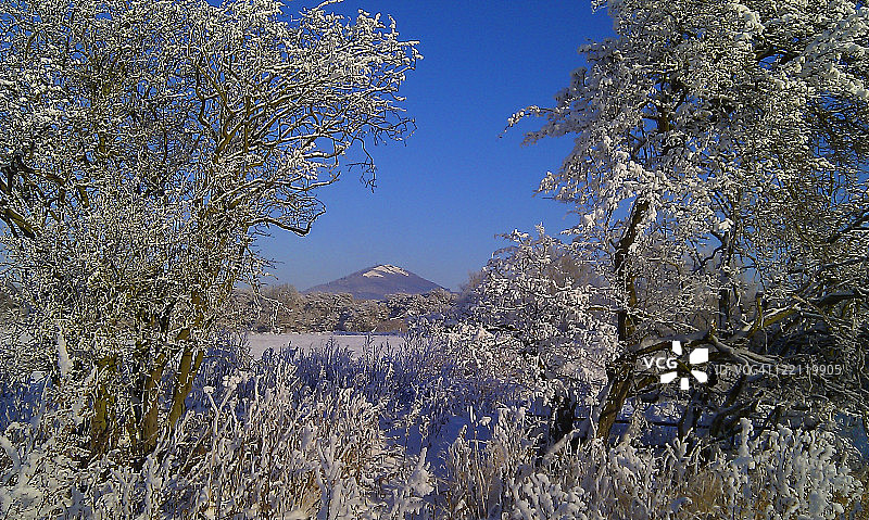 冬季雷金山图片素材
