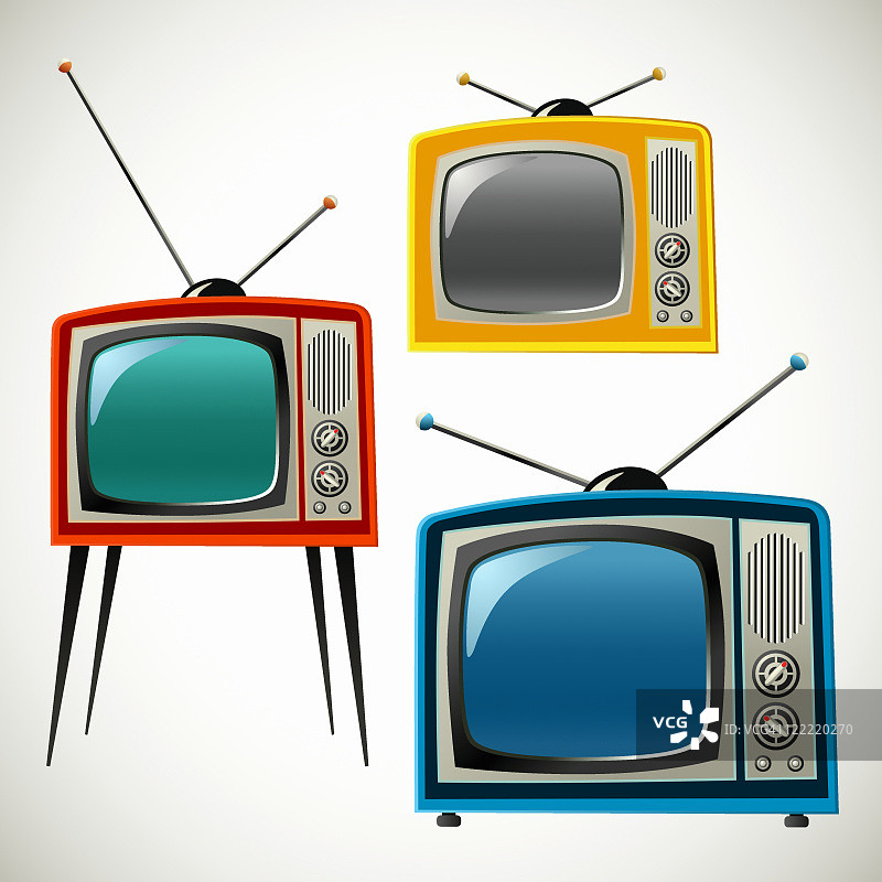 复古的电视图片素材