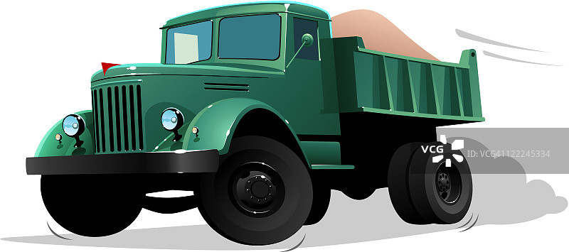 卡通翻斗车图片素材