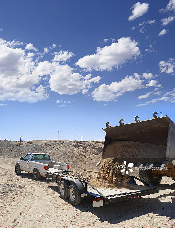 重型设备前端装载机图片素材