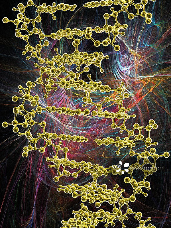 DNA分子、艺术品图片素材