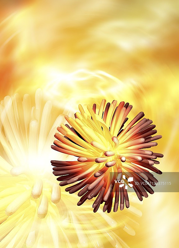 逆转录病毒颗粒艺术图图片素材