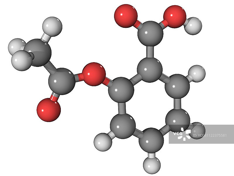 阿司匹林分子图片素材