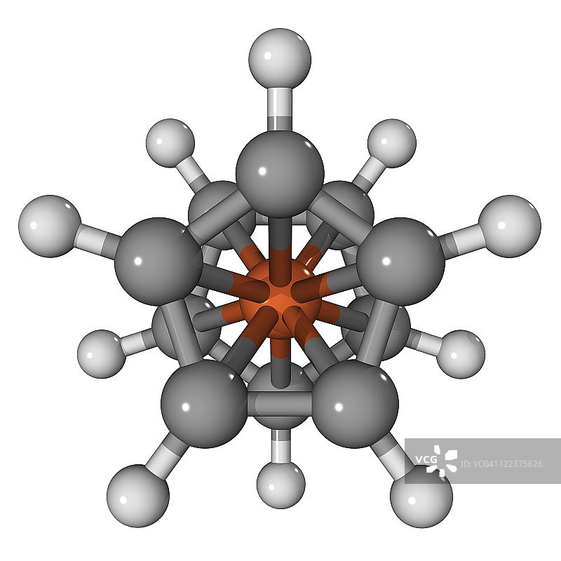二茂铁分子图片素材