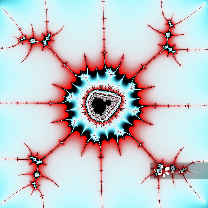 曼德勃罗分形图片素材