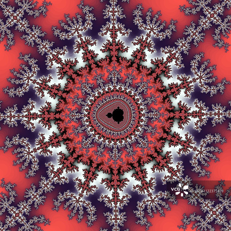 曼德勃罗分形图片素材
