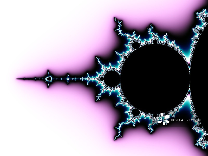曼德勃罗分形图片素材