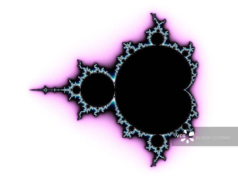 曼德勃罗分形图片素材