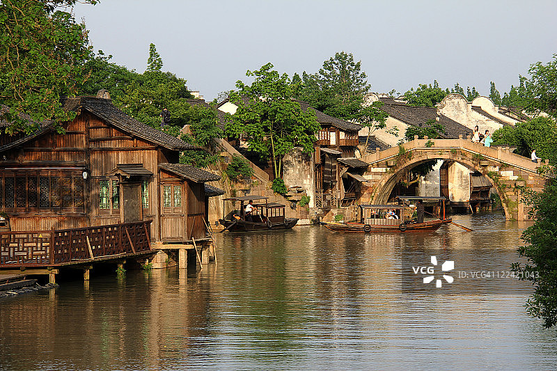 乌镇运河图片素材