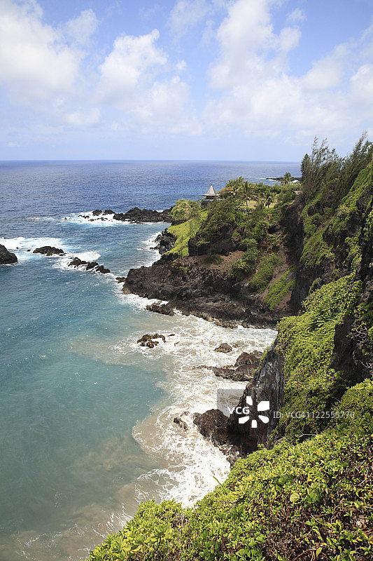 美国夏威夷茂宜岛哈纳海岸图片素材